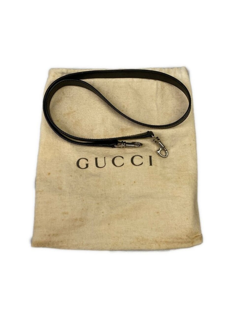 Gucci Tote Bag Bamboo Black Beige Leather - Picture 8 of 10